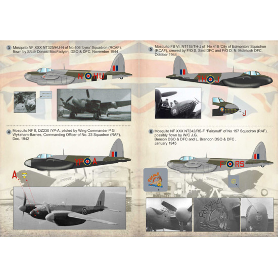 De Havilland Mosquito Part-1 48-085 Scale 1/48