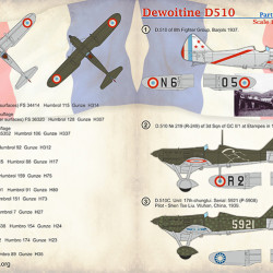 Dewoitine D.510. Part 2 72-409 Scale 1/72