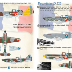 Dewoitine D.520 Part 1 48-249 Scale 1/48