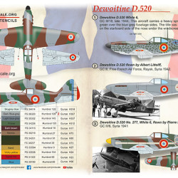 Dewoitine D.520 Part 2 72-481 Scale 1/72