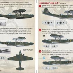 Dornier Do 24 T 72-191 Scale 1/72