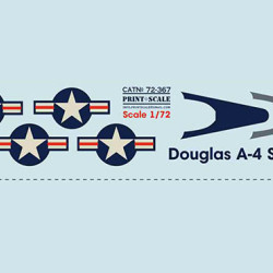 Douglas A4 Skyhawk. Part 1 72-367 Scale 1/72