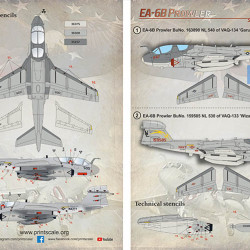 EA-6 Prowler Part 2 48-196 Scale 1/48