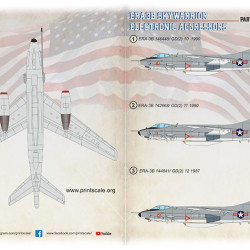 ERA-3B Skywarrior Part 1 72-438 Scale 1/72