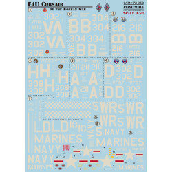 F 4 U Corsair 72-052 Scale 1/72