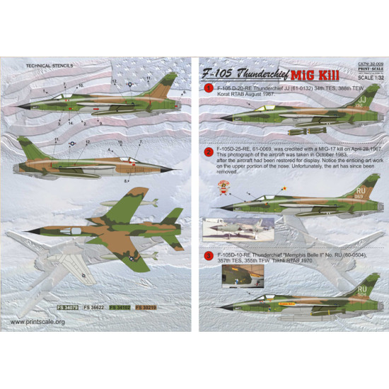 F-105 Thunderchief MiG Kill 32-009 Scale 1/32