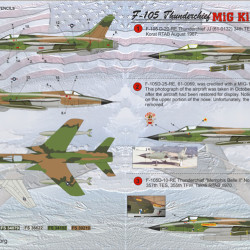 F-105 Thunderchief MiG Kill 72-096 Scale 1/72