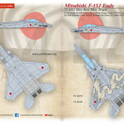 F-15 Mitsubishi F-15J Eagle White Dragon 72-466 Scale 1/72