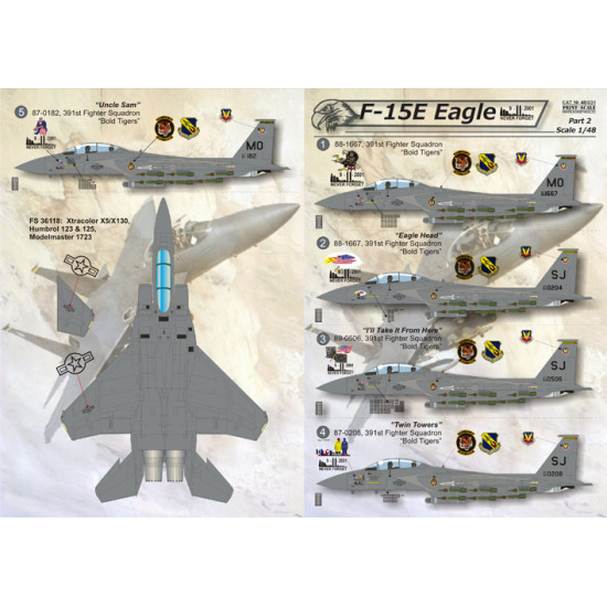 F-15E EAGLES 48-031 Scale 1/48