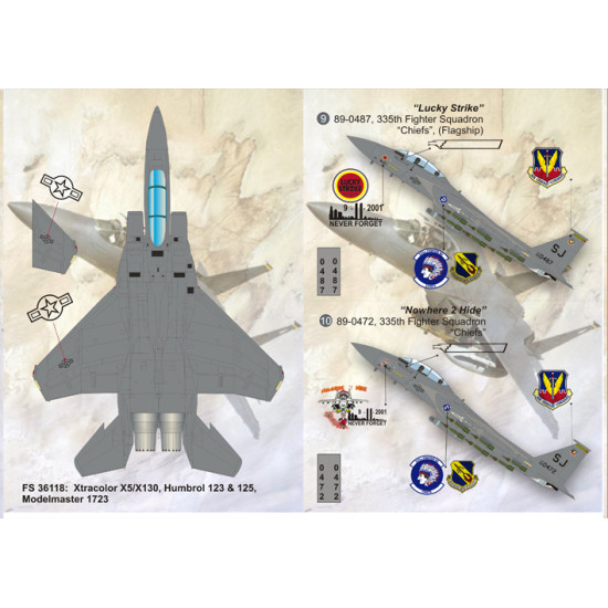 F-15E EAGLES 72-030 Scale 1/72