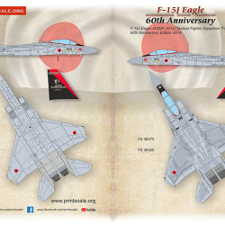 F-15J 60-th Anniversary Part 2 72-470 Scale 1/72