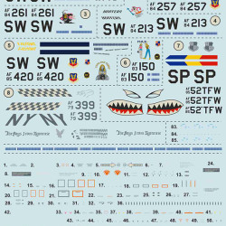 F-16 Desert Storm 72-377 Scale 1/72