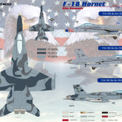 F-18 Hornet Part-1 72-044 Scale 1/72