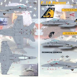 F-18 Hornet Part-2 72-045 Scale 1/72