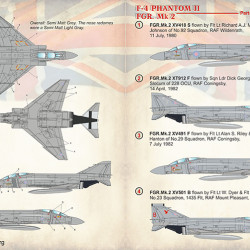 F-4 Phantom II FGR.Mk 2 Part-2 72-285 Scale 1/72