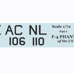 F-4 Phantom IIs Part-1 72-265 Scale 1/72