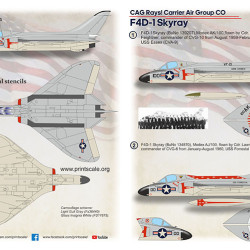 F4D-1 Skyray 72-425 Scale 1/72