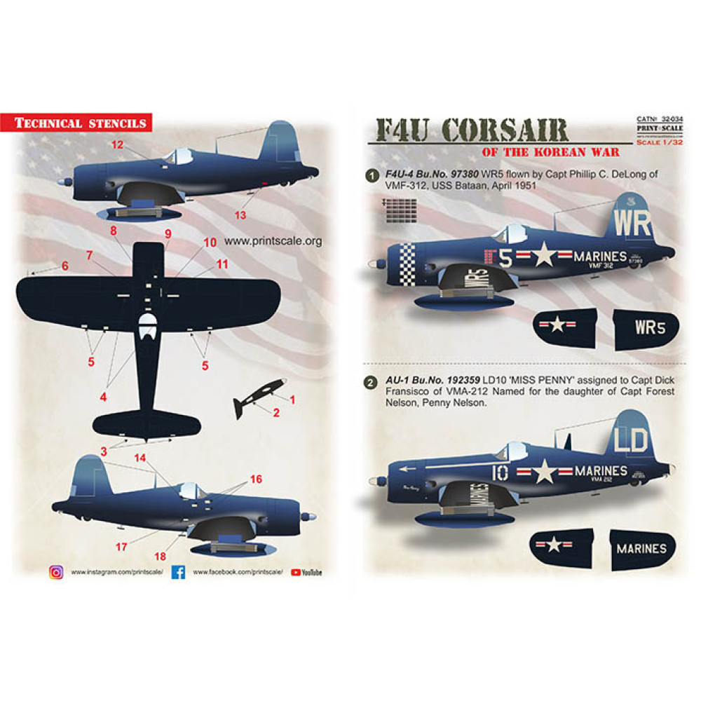 F4U Corsair Korean War Part 2 Model 32-034: Capt Phillip C. DeLong, USS ...