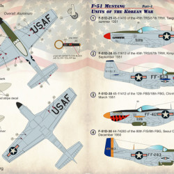 F-51 Mustang Korean War 72-261 Scale 1/72