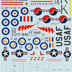 F-51 Mustang Part-2 72-300 Scale 1/72