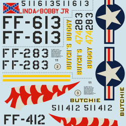 F-51 Mustang. Units of the Korean War 32-029 Scale 1/32