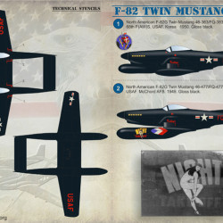 F-82 Twin Mustang 48-064 Scale 1/48