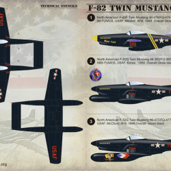 F-82 Twin Mustang 72-067 Scale 1/72