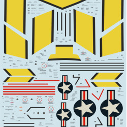 F-86E Sabre Technical stencils 48-066 Scale 1/48