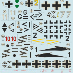 FW 190 A-3, A-4, A-5, A-6, F & Recon 72-230 Scale 1/72