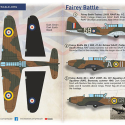 Fairey Battle Part 2 72-489 Scale 1/72