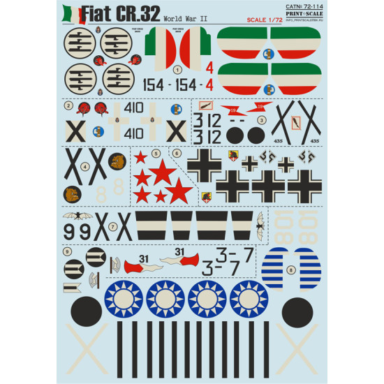Fiat CR 32 72-114 Scale 1/72