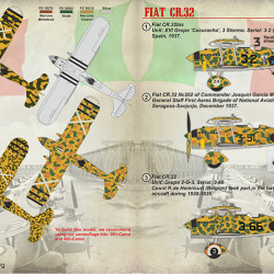 Fiat Cr-32 Spanish Civil War 72-379 Scale 1/72