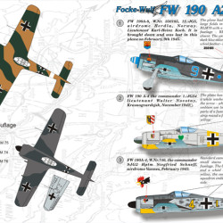 Focke-Wulf FW 190 A2-A9 144-001 Scale 1/144