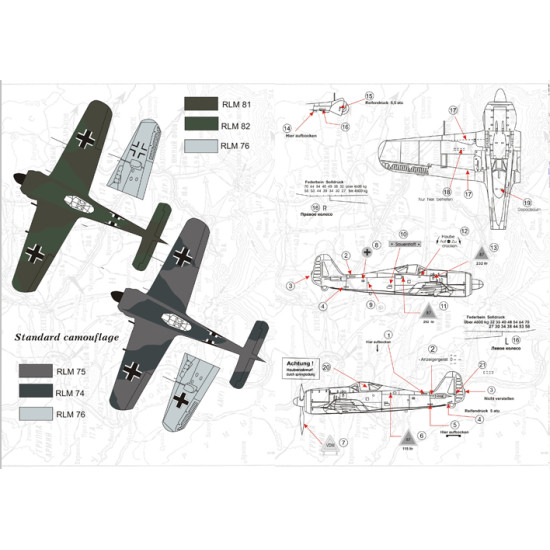 Focke-Wulf FW 190 A2-A9 48-015 Scale 1/48