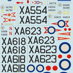 Gloster Javelin Mk-1 Mk-2 Part 1 72-370 Scale 1/72