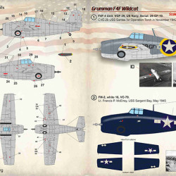 Gruman F4F Wildcat 72-384 Scale 1/72