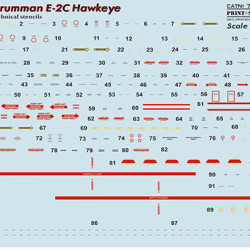 Grumman E-2 C Hawkeye 72-287 Scale 1/72