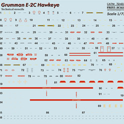 Grumman E-2C Hawkeye Part-2 72-433 Scale 1/72