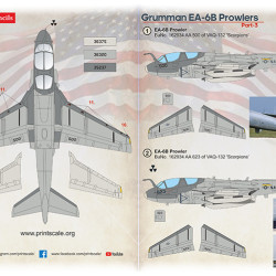 Grumman EA-6B Prowlers Part 3 72-450 Scale 1/72