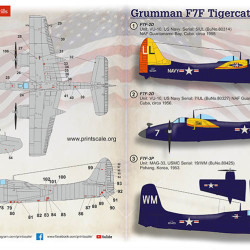 Grumman F7F Tigercat 72-420 Scale 1/72