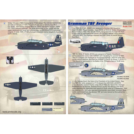 Grumman TBF Avenger 32-022 Scale 1/32