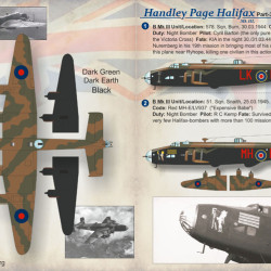 Handley Page Halifax Part 3 72-201 Scale 1/72