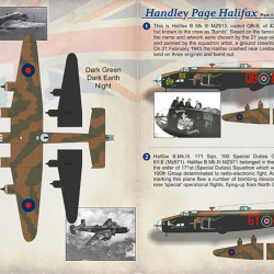 Handley Page Halifax Part-1 72-398 Scale 1/72