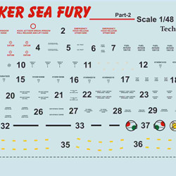 Hawker Sea Fury Part-2 48-142 Scale 1/48