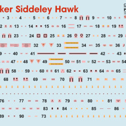 Hawker Siddeley Hawk 72-493 Scale 1/72