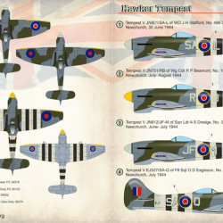 Hawker Tempest 72-273 Scale 1/72