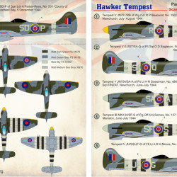 Hawker Tempest Part-2 48-126 Scale 1/48