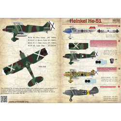 Heinkel HE-51 72-012 Scale 1/72