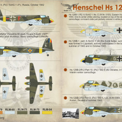 Henschel Hs 129 72-124 Scale 1/72