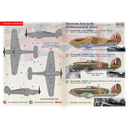 Hurricane Aces in the Mediterranean & Africa. Part 2 72-472 Scale 1/72